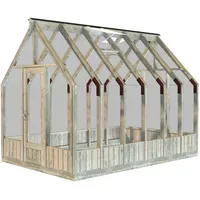 Palmako Gewächshaus Emilia Grau 8,2 m2 kesseldruckimprägniert