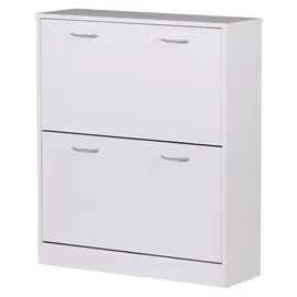 KADIMA DESIGN Kiel 75 x 87 x 24 cm 2 Fächer weiß matt / weiß