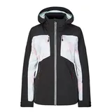 Ziener Damen TILFA Ski-Jacke/Winter-Jacke | warm, wasserdicht, PFC frei, black.cloudy rainbow, 38