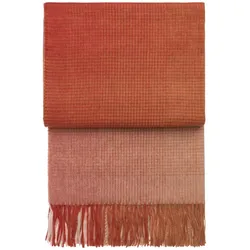 Elvang - Horizon Decke, 130 x 200 cm, pompeian red / terrakotta