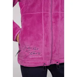 Soccx SOCCX, Damen, Sherpafleecejacke mit hohem Kragen Iced berry), M, - M