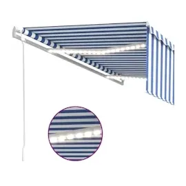 vidaXL Markise 5 x 3 m blau