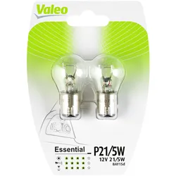 VALEO Glühlampe, Brems-/Schlusslicht Rückfahrleuchte Nebel-/Schlusslicht Park-/Positionsleuchte Tagfahrleuchte Blinkleuchte Nebelschlussleuchte Positi