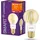 LEDVANCE LED-Lampe, Sockel: E27, Warm Comfort Light, 2400 K, 6 W, SMART+ Filament Classic Dimmable, 4er-Pack