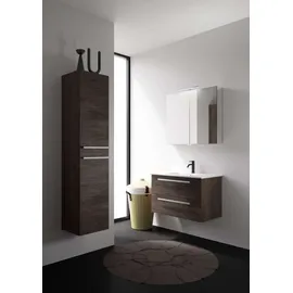 WELLTIME Hochschrank WELLTIME "Serena", bown oak, B:35cm H:160cm T:35cm, FSC-zertifizierter Holzwerkstoff, Schränke, Hochschrank, mit Soft-Close-Funktion, Breite 35 cm, FSC-zertifiziertes Material