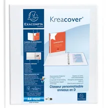 Exacompta Kreacover DIN A4 40 mm Weiß 10 St.