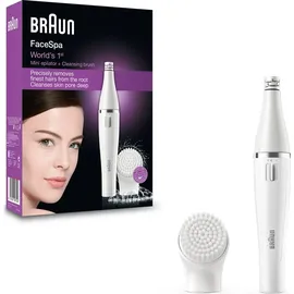 Braun Face 810 Gesichtsepilierer weiß/silber