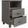 vidaXL Nachtschrank HAMAR 40 x 35 x 62 cm Hellgrau