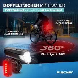 Fischer Akku Bel.-Set TWIN-80/40/20/Sensor 2.0 Beleuchtungsset