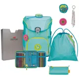 DerDieDas ErgoFlex Easy LED Schulranzenset 5-teilig Primavera