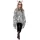 Smiffys Zebra Party Poncho Damen Einheitsgröße