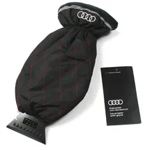 Audi Original Audi Eiskratzer mit Handschuh Winter Kratzer Scheiben Schnee Eiskratzerhandschuh 80A096010D, Schwarz