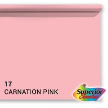 Superior Hintergrund 1.35x11m Carnation Pink (NR 17) (Sperrgut)