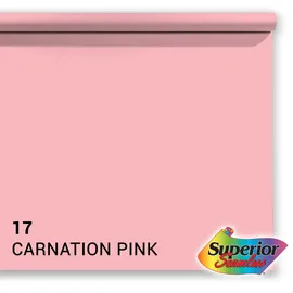Superior Hintergrund 1.35x11m Carnation Pink (NR 17) (Sperrgut)