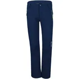 TROLLKIDS Fjell Softshell Hosen - Navy / Green - 110 cm