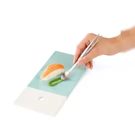 Triangle Probierlöffel mit Pinzette FINAL TOUCH Edelstahl