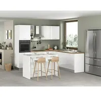 Marinelli Cucine Vormontierte Winkelküche Astrea  (B x T: 250 x 160 cm, Weiß, Mit Elektrogeräten, Spüle rechts)