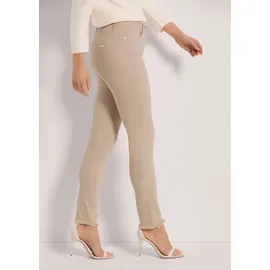 Madeleine Mid Waist Skinny-Hose mit Fransen in berber | Gr.: 42