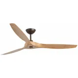 faro BARCELONA Morea 152 cm Deckenventilator kiefer mit Fernbedienung