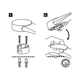wagner® design yourself EH 5116 Türstopper Zinkdruckguss, Kautschuk Ø 5,0 cm