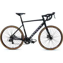chilliz Gravelbike GL.01 schwarz-matt Rahmenhöhe 54 cm Damen Herren 14 Gänge mech. Scheibenbremse - schwarz,