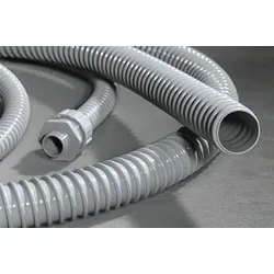 HellermannTyton Hellermann Tyton PSR32-PVC-GY, PVC-Rohr, Grau, 70 °C, IEC 61386,