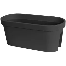 Pflanztopf Geländer 60 59 x 24,5 x 24,5 cm Schwarz