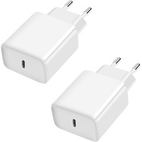 USB C Netzteil [2-Pack], 20W USBC Stecker, Schnellladen Netzteil für iPhone 15/14 /14 Pro/14 Pro Max 13 12 11 SE, AirPods iPad, Samsung Galaxy S23/S22/S21,Schnellladegerät USB C Ladeadapter