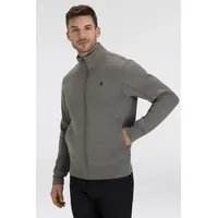 G-Star Sweatjacke G-STAR, Herren, Gr. XL, grau (gs grau), Sweatware, Obermaterial: 55% Baumwolle, 45% Polyester, unifarben, casual, regular fit normal, Langarm Rippbündchen, Sweatjacken, mit Logostickerei auf der Brust