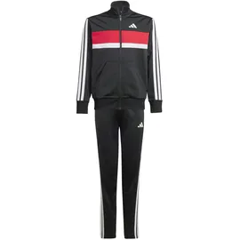 adidas Tiberio Trainingsanzug Schwarz/Weiß/Pure Ruby 164
