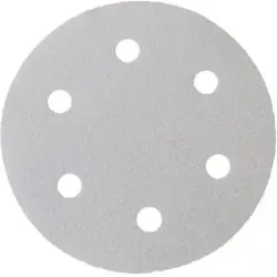 Eibenstock Schleifpapier P80 (Normalkorund, 6-fach gelocht, Klett), Ø 225 mm, 25Stück/Pack