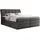 MKS Boxspringbett GOLD-10 KING 160/200 Dunkelgrau Kunstleder - H4