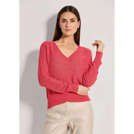 Madeleine Pullover mit V-Ausschnitt rot 44
