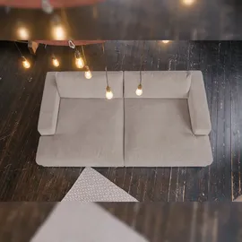 KAWOLA Big Sofa Madeline Cord taupe