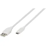 Vivanco USB-C auf USB-A 1,2 m Weiß
