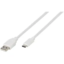 Vivanco USB-C auf USB-A 1,2 m Weiß