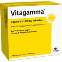Wörwag Pharma Vitagamma Vitamin D3 1000 I.E. Tabletten 200