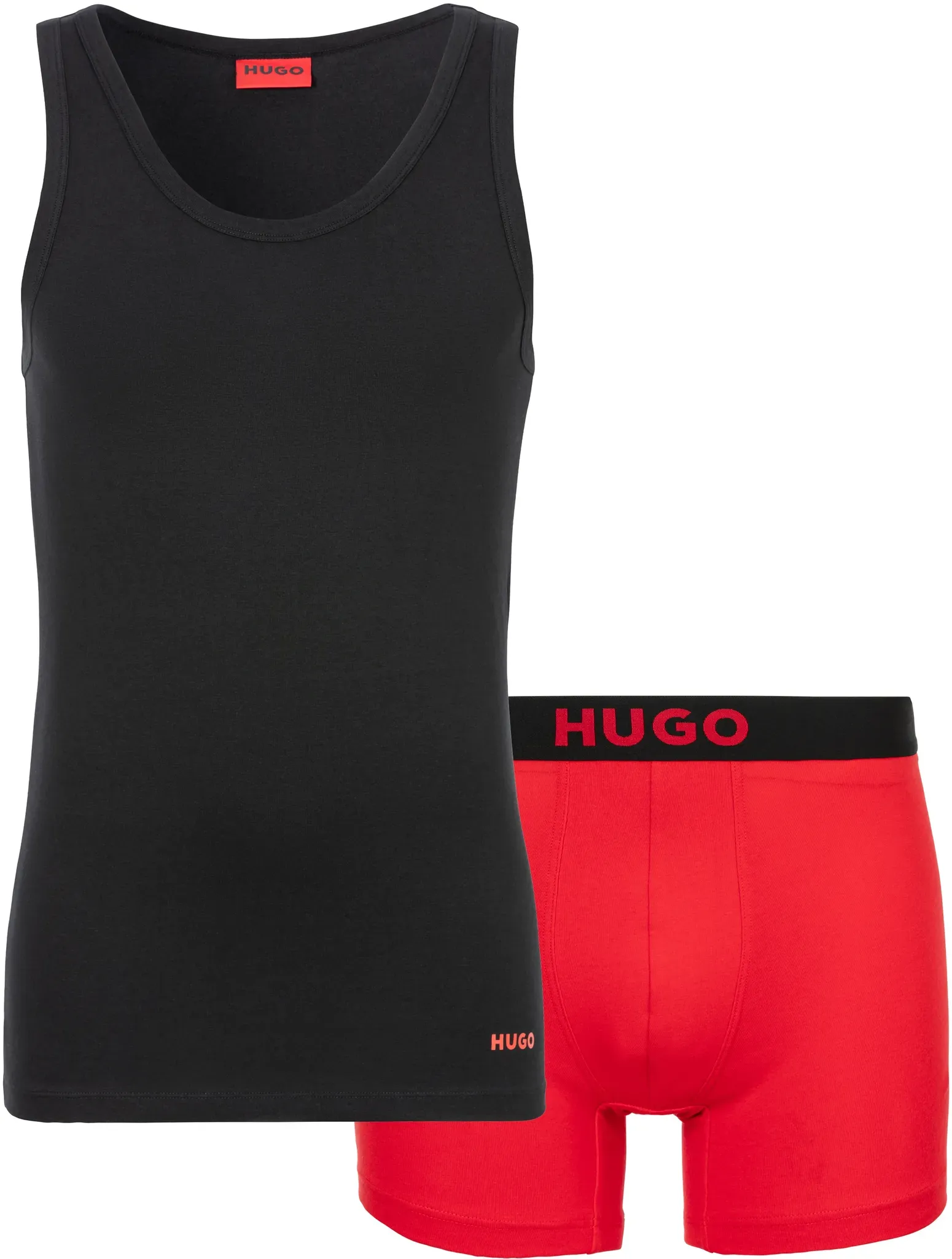 HUGO Underwear Tanktop, und Boxer Set HUGO Underwear bunt L