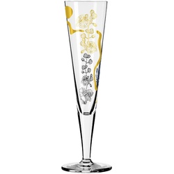 Ritzenhoff Champagnerglas Goldnacht 205 ml Kristall, Kristalloptik Gold