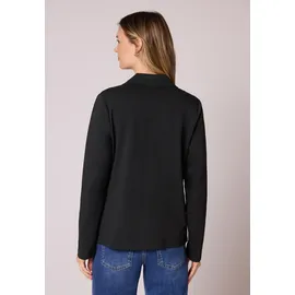 STREET ONE Basic Blazer aus Jersey - schwarz,