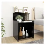 vidaXL Nachtschrank 2 Stk. 40 x 35 x 60 cm Schwarz