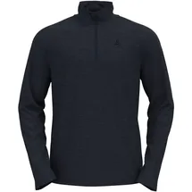 Odlo Roy Fleece Mit Halbem Reißverschluss - Dark Sapphire / Black / Stripes - XL