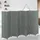 Relaxdays Paravent, 8-teilig, Raumtrenner faltbar, HxB 170x320 cm, Sichtschutz innen, Holz, Papierseil, Trennwand, Grau