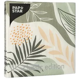 Papstar Servietten, 3-lagig 1/4-Falz 33 cm x 33 cm "Bayrisch Blau",