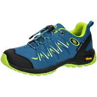 Brütting Expedition Kids Traillaufschuhe, Petrol/Lemon, 32