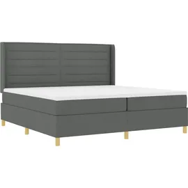 vidaXL Boxspringbett 200 x 200 cm Grau
