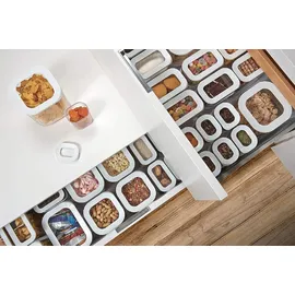 Mepal Modula Vorratsdosen Set 4-tlg schwarz 1 l