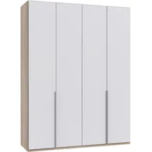 WIMEX Kleiderschrank WIMEX "New York", weiß (struktureichefarben hell, front weiß), B:180cm H:236cm T:58cm, Schränke, Kleiderschrank, in vielen Breiten, 208 oder 236cm hoch