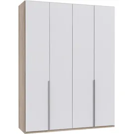 WIMEX Kleiderschrank WIMEX "New York", weiß (struktureichefarben hell, front weiß), B:180cm H:236cm T:58cm, Schränke, Kleiderschrank, in vielen Breiten, 208 oder 236cm hoch