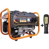 Strahlemann Stromerzeuger 7 PS 3,3kW 230V + COB Batterie